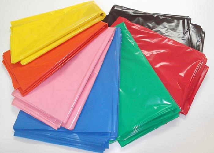 produccion de bolsas plasticas de colores